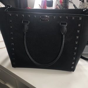 Michael Kors Purse - gun metal studs